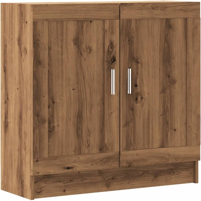Armario libros madera ingeniería roble artisan 82,5x30,5x80 cm – comfortxl
