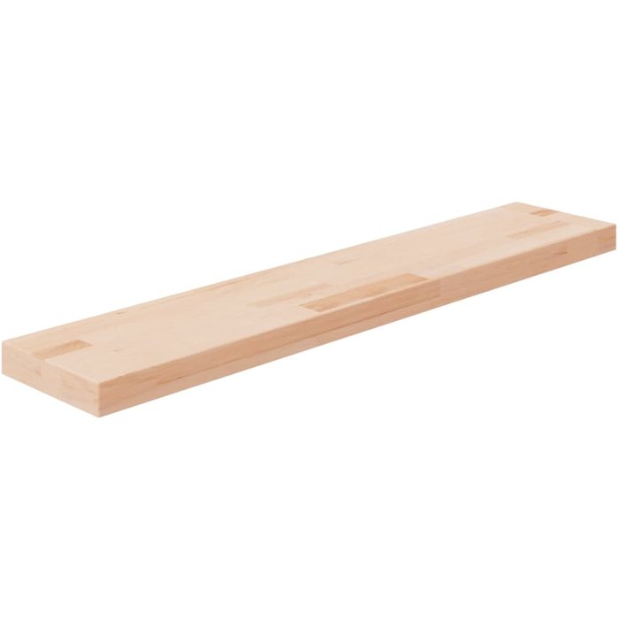 Panel de estantería 100x20x4 cm madera maciza de roble sin tratar