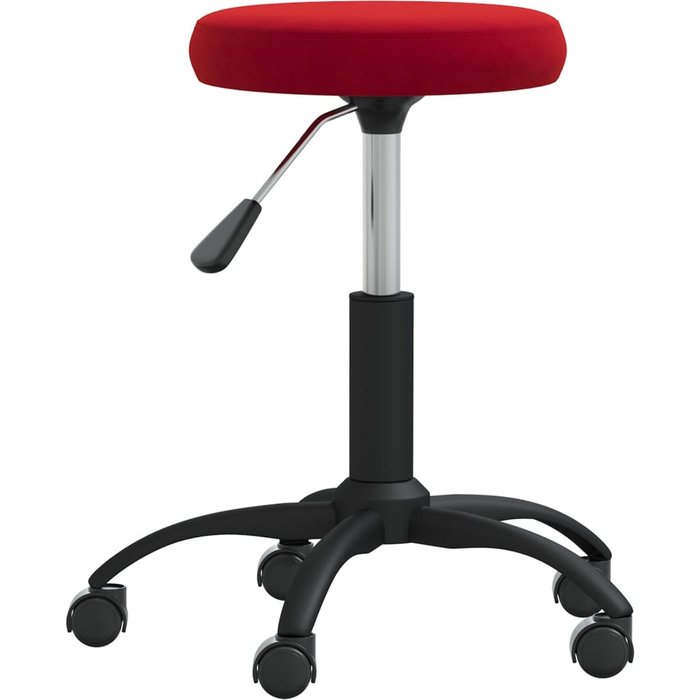 Silla de comedor | silla de cocina terciopelo rojo tinto cfw19090