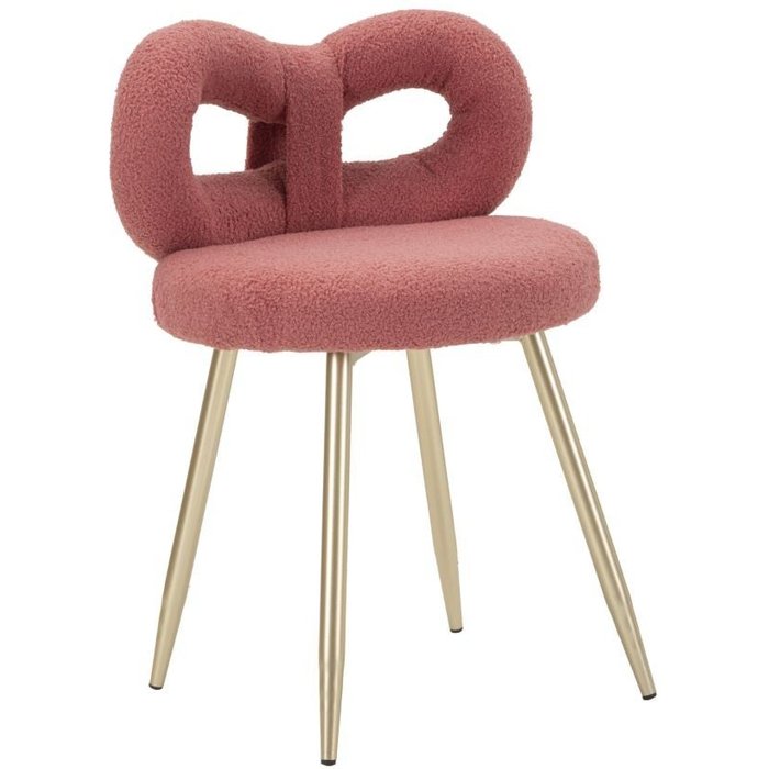 Silla ilary mini rosa ø 40x67 (altura del asiento 46 cm) glam