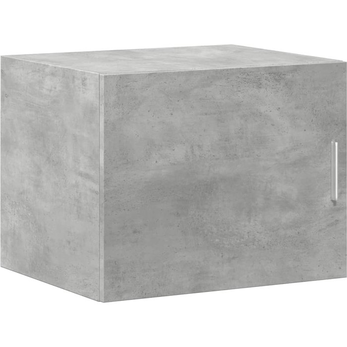 Armario de pared madera ingeniería gris hormigón 50x42,5x40 cm - comfortxl