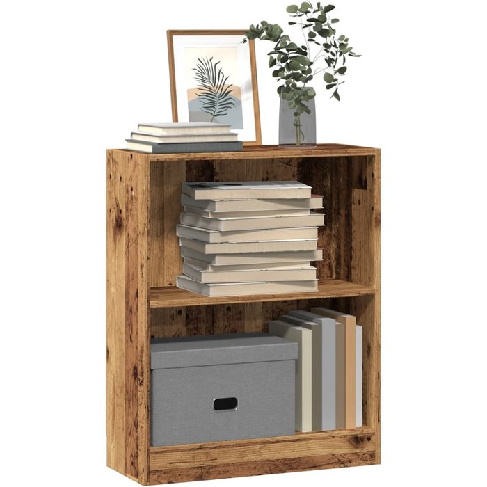 Librería de madera antigua 60x24x76 cm madera contrachapada