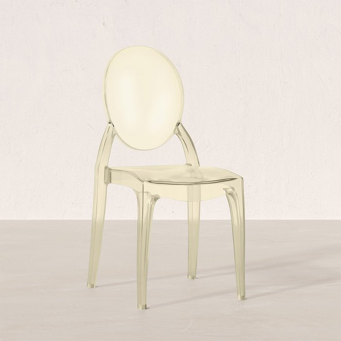 Silla de comedor transparente - estilo victoria ghost