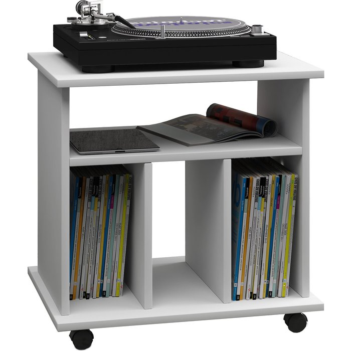 Vcm muebles hifi lona blanco h. 59 x b. 60 x t. 45 cm