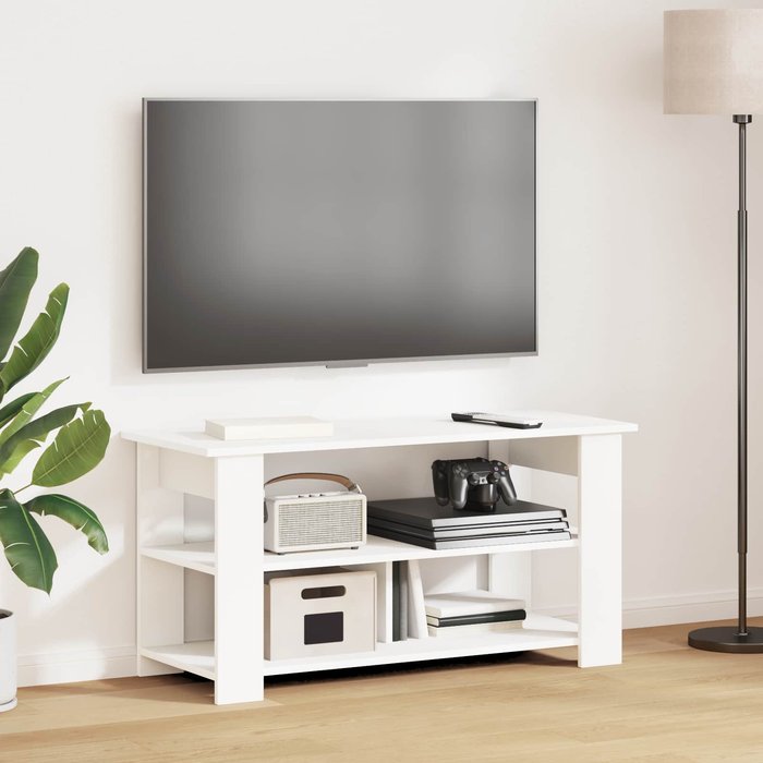 Mueble de tv blanco 100 x 40 x 50 cm