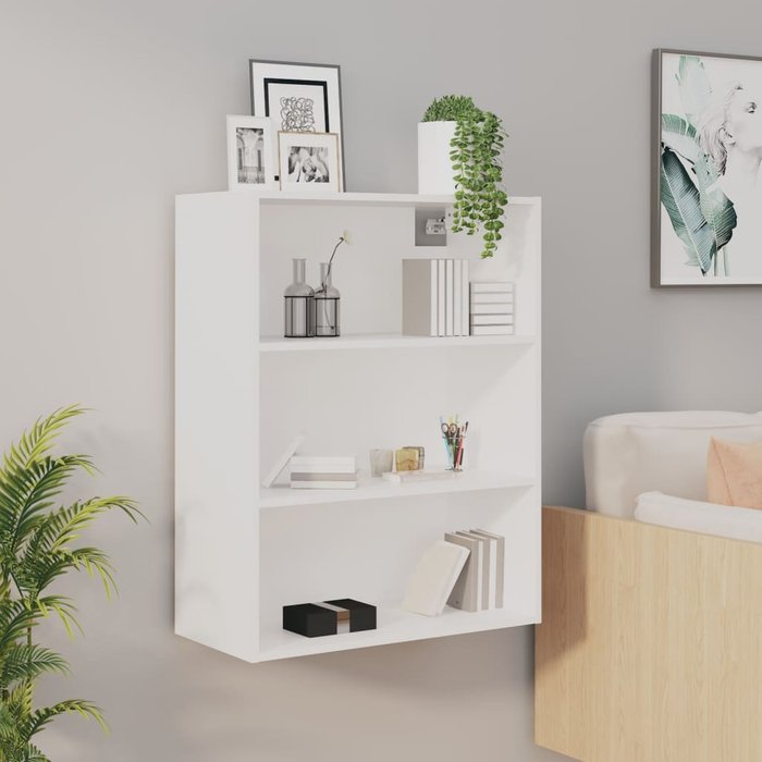Maison exclusive - armario colgante de pared blanco 69,5x32,5x90 cm