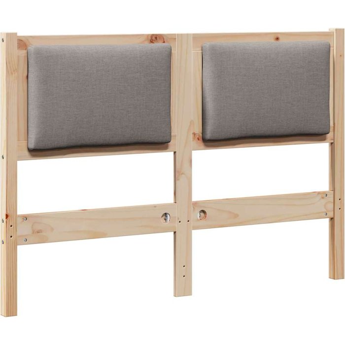 Cabecero cama - mueble cabecero otro marrón 135 cm madera maciza de pino