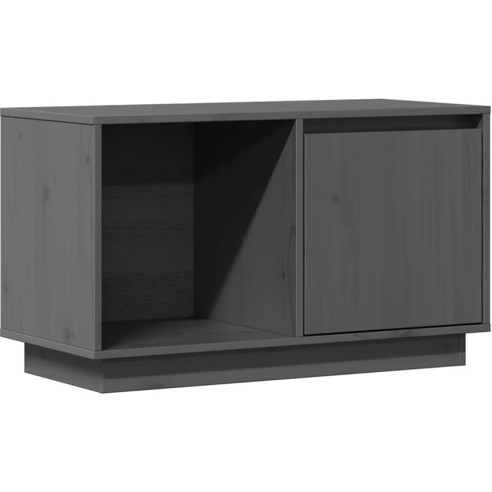 Mueble de tv de pino macizo 74x35x44 cm - comfortxl