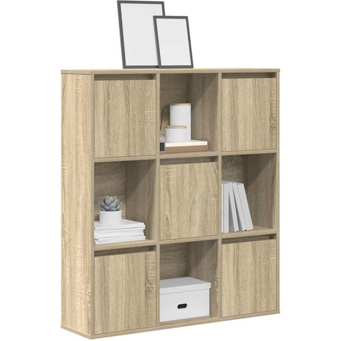 Estantería de madera de ingeniería roble sonoma 89x24x101,5 cm vidaxl