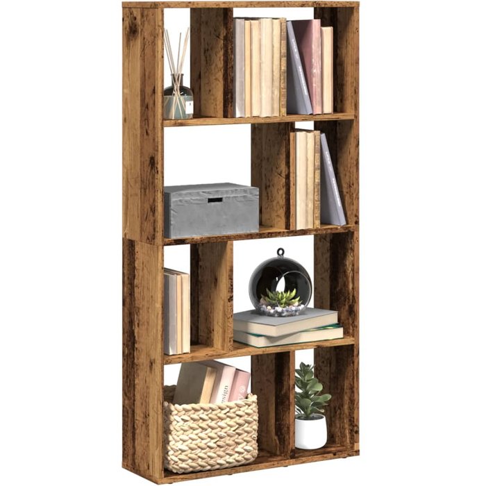 Librería de madera antigua 60x20x120 cm madera contrachapada