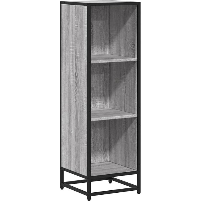 Estantería madera de ingeniería gris sonoma 33,5x33x107,5 cm – comfortxl