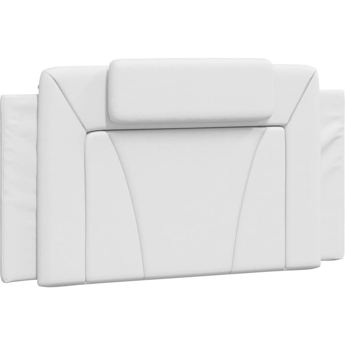 Cojín cabecero blanco 100 cm ecopiel