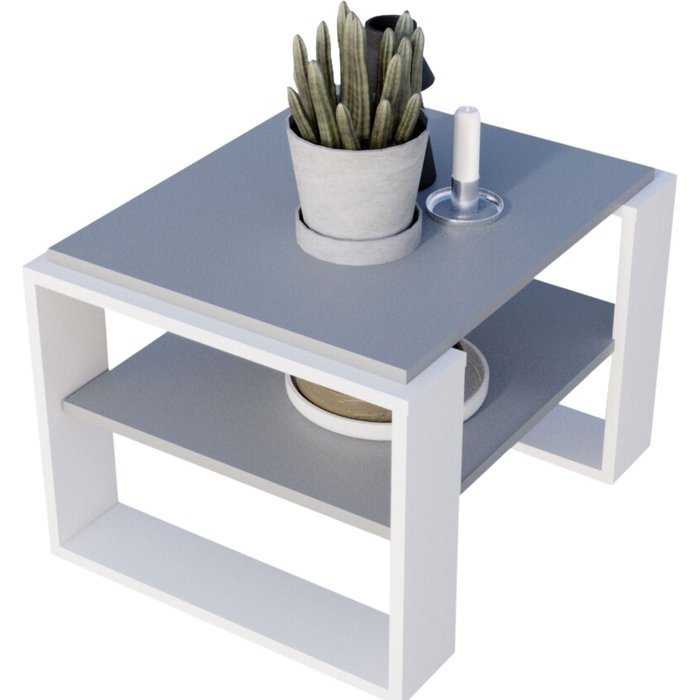 Table basse kaja63 moderne et stable pour le salon en matériau composite bois