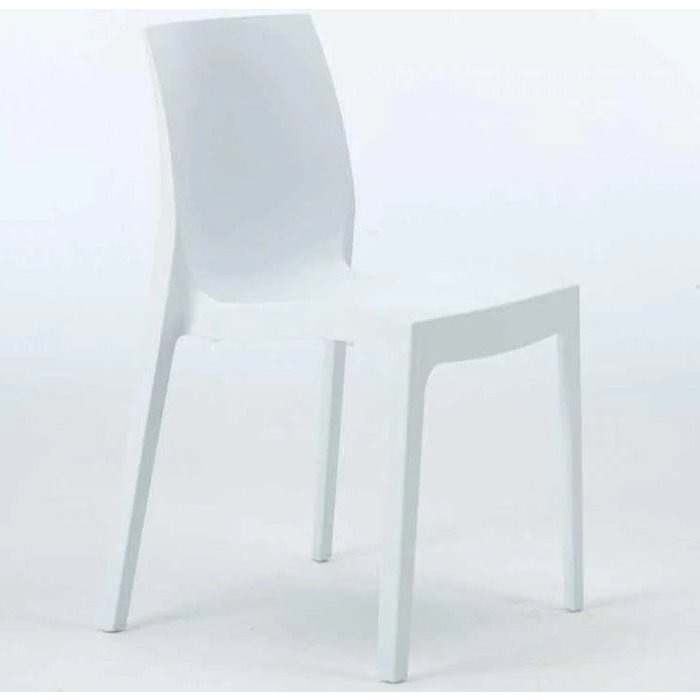 Silla apilable moderna romia-color gris