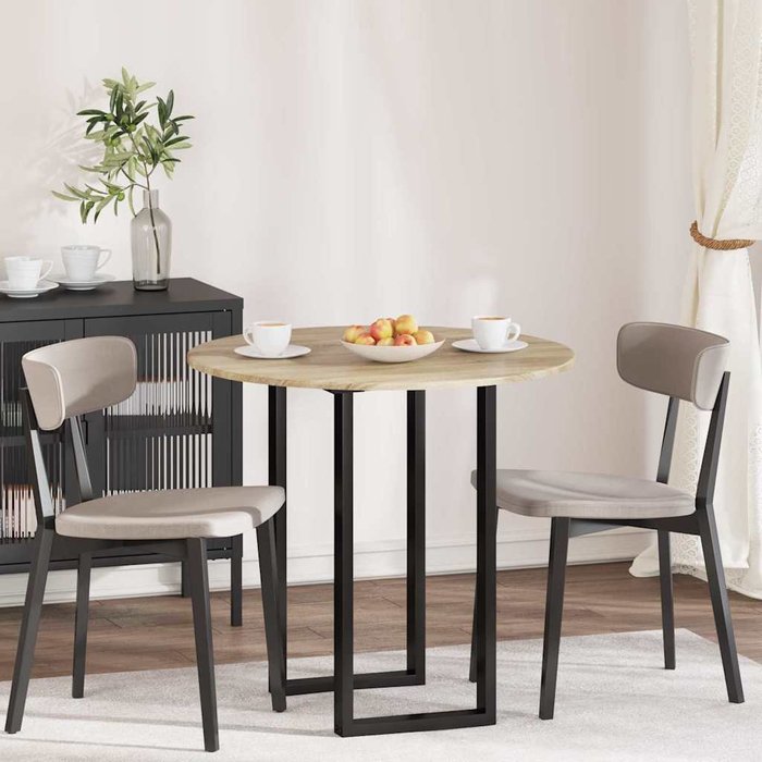 Tablero de mesa de roble sonoma, 80 x 80 x 1,5 cm