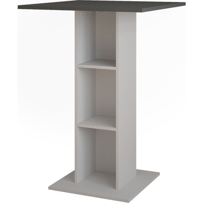 Vicco mesa de bar repose, antracita/blanco, 75 x 75 cm