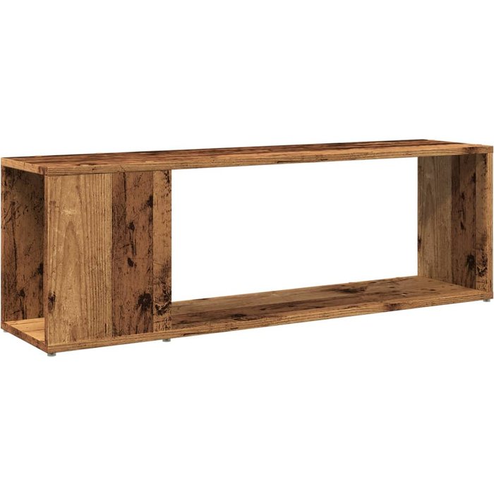 Mueble para tv madera ingeniería madera envejecida 100x24x32 cm - comfortxl