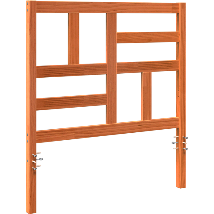 Cabecera de cama con cabecera marrón cera 105.5 x 4 x 104 cm