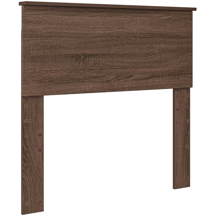 Cabecero cama - mueble cabecero roble marrón 90 cm madera contrachapada