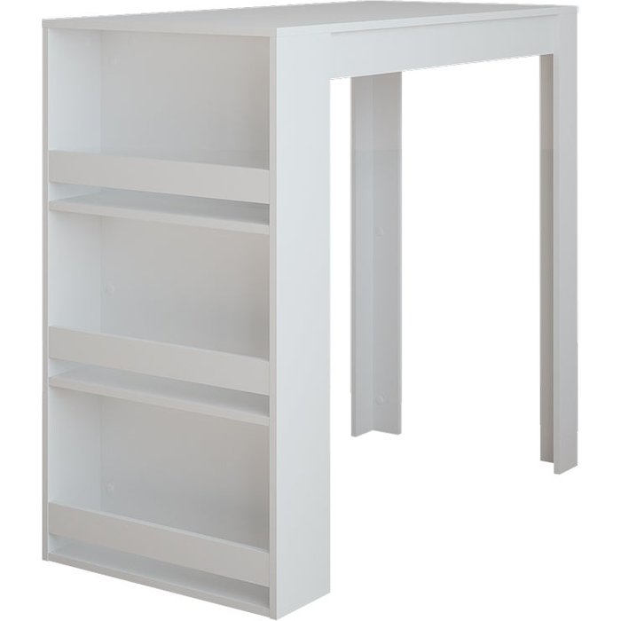 Vicco mesa de bar repose, blanco, 57 x 117 cm