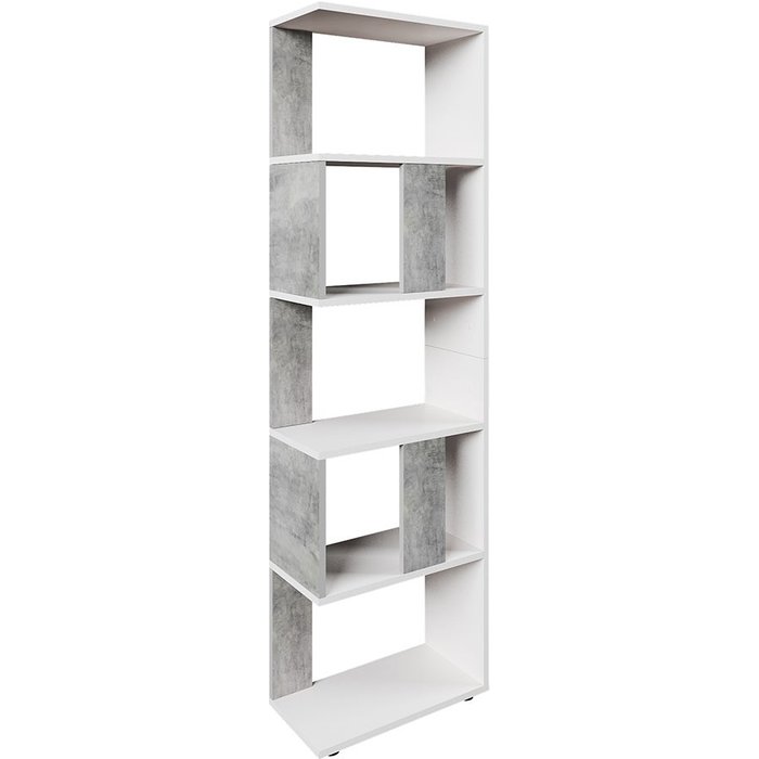 Vicco separador de ambientes , hormigón/blanco, 45 x 162.6 cm