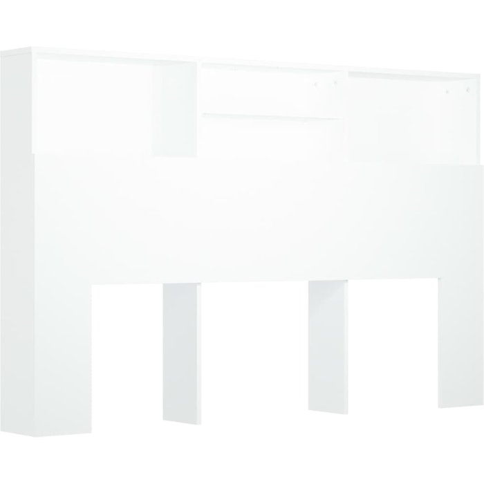 Mueble cabecero blanco 160x19x103,5 cm - comfortxl