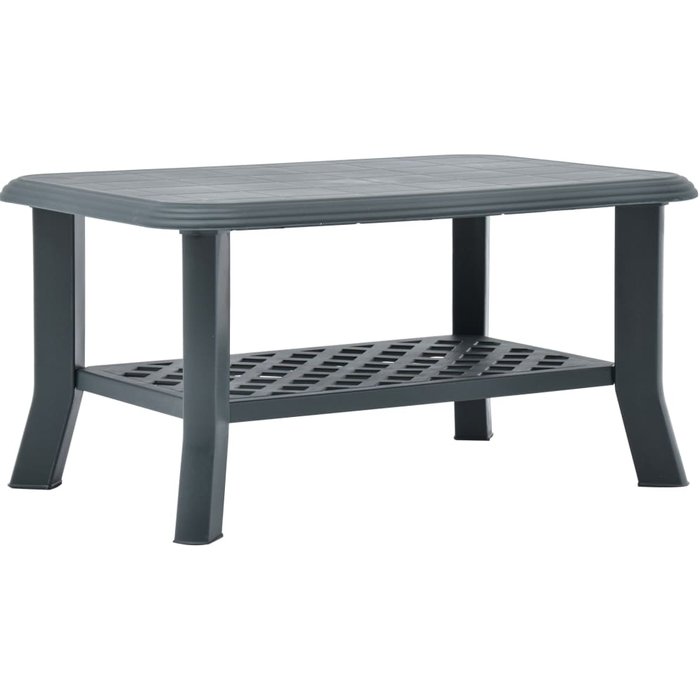 Mesa de centro verde 90 x 60 x 46 cm plástico