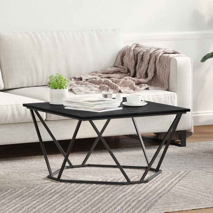 Mesa de centro, roble negro, 80 x 80 x 45 cm