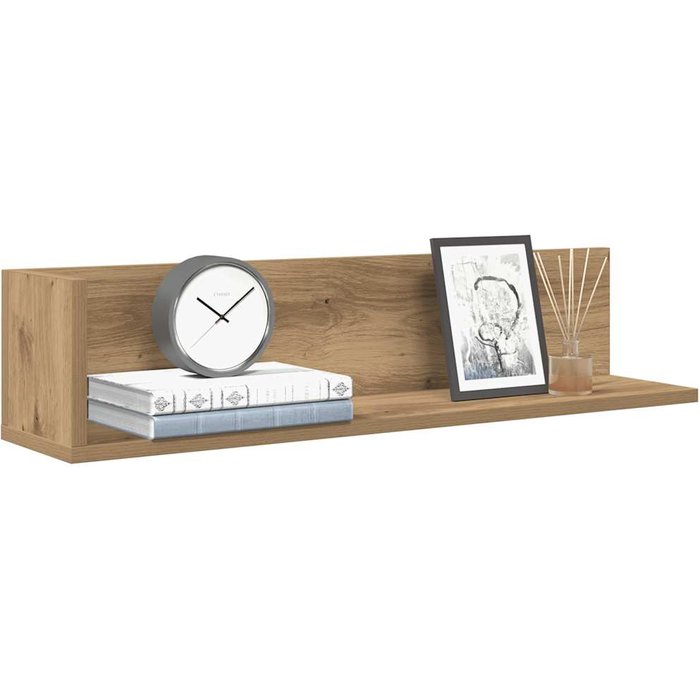 Maison exclusive - estantes de pared 2 uds madera roble artisan 75x16,5x16,5 cm