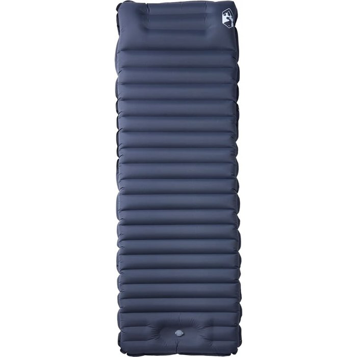 Colchón de camping autoinflable con con almohada 1 persona gris cfw833375