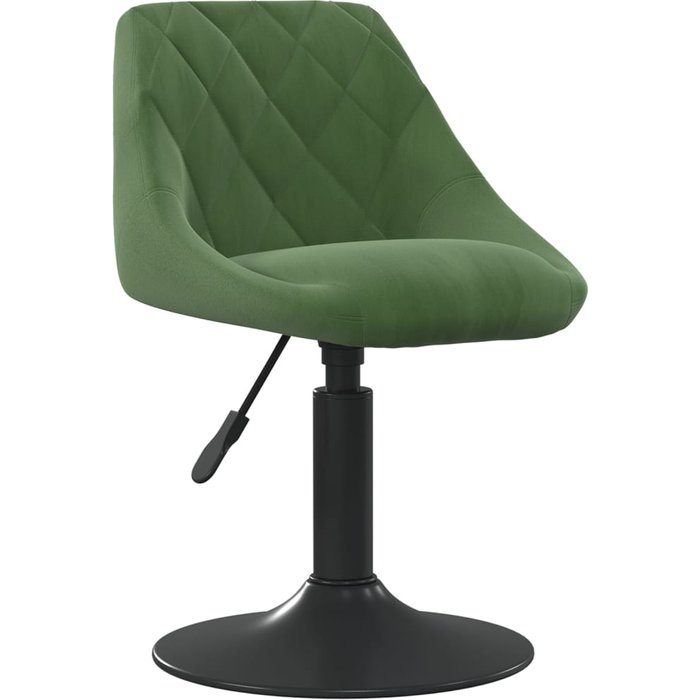 Silla de comedor terciopelo verde oscuro