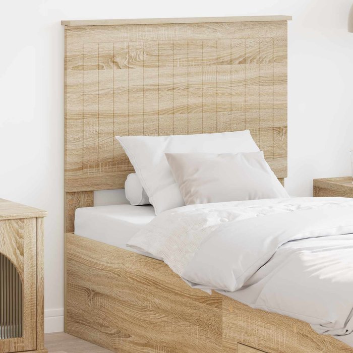 Maison exclusive - cabecero con cabecera roble sonoma 80 cm madera contrachapada