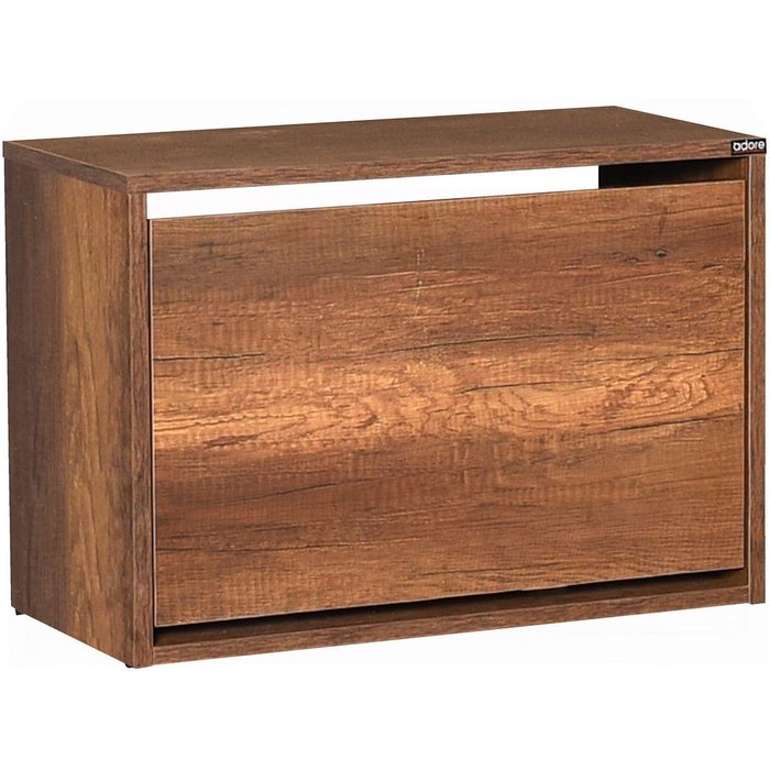 Zapatero kailua 1043, nogal, 60x42x30cm, aglomerado laminado