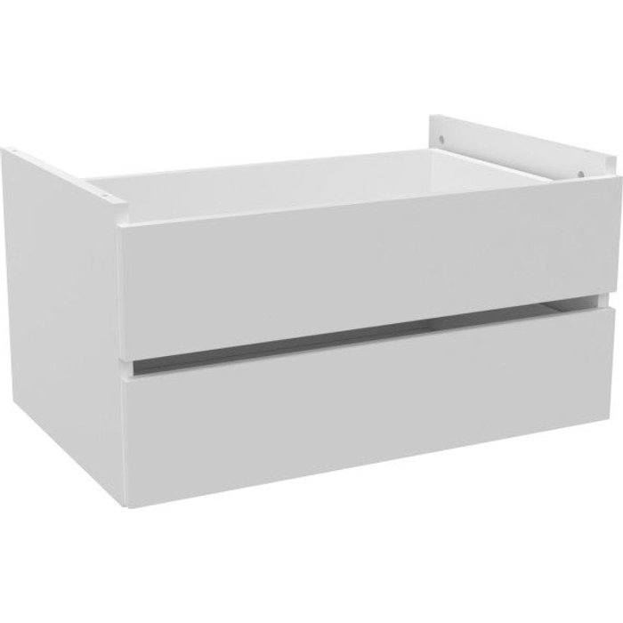 Muemue cajonera 2 cajones para armario blanco 36.6x71.6x43.8cm