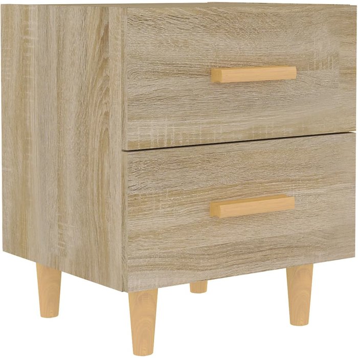 Mesita de noche,mesilla de noche color roble sonoma 40x35x47,5 cm cfw35211