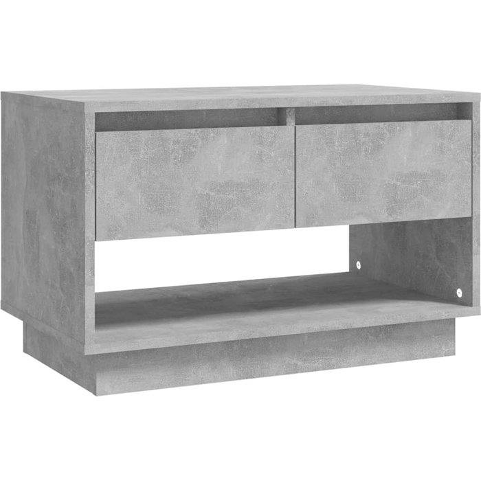 Mueble tv aglomerado gris hormigón 70x41x44 cm