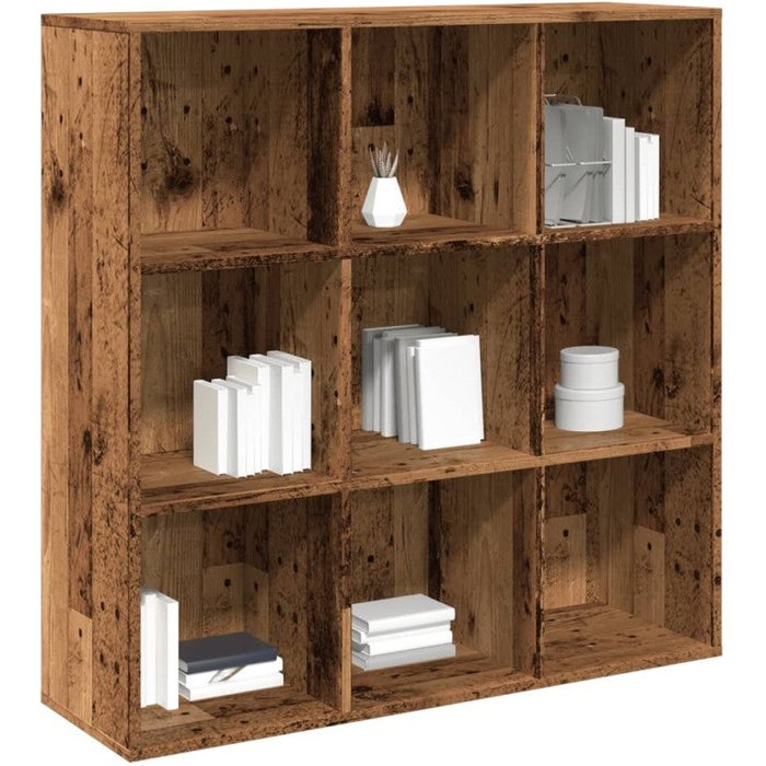 Estantería madera envejecida 98x29x97,5 cm vidaxl