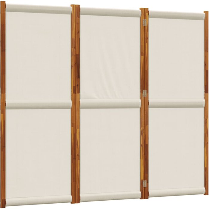 Biombo divisor de 3 paneles gris claro 210x180 cm 210 x 180 cm / gris