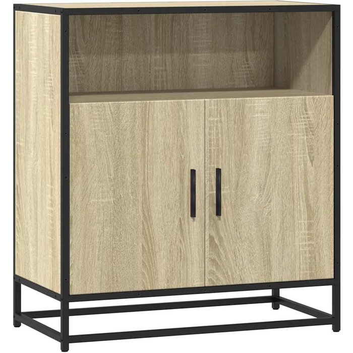 Aparador madera ingeniería roble sonoma 68x35x76 cm - comfortxl