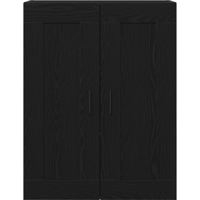 Aparador | rio de pared negro roble 69,5x34x90 cm madera cfw398177