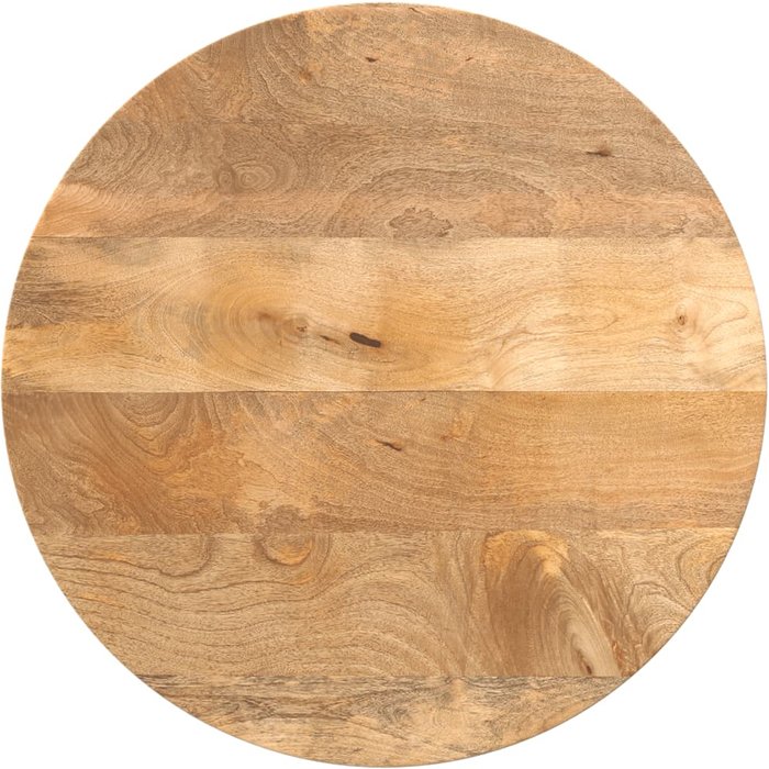 Tablero redondo de madera maciza de mango, ø 60 x 3,8 cm.