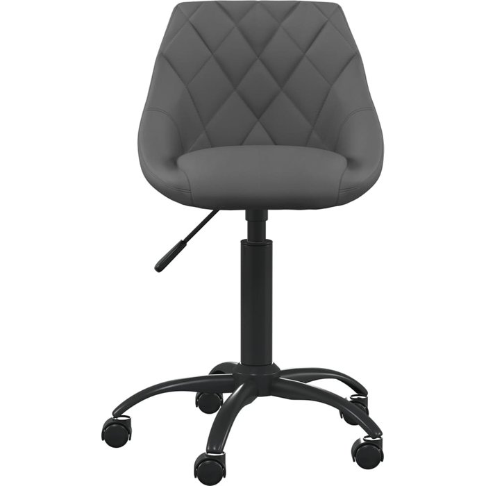Silla de oficina | silla gaming de terciopelo gris oscuro cfw90258