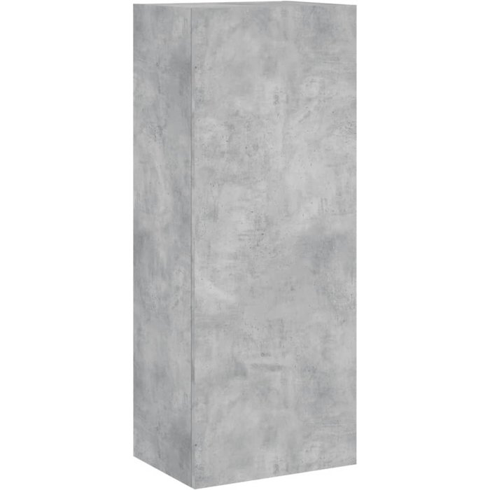 Mueble de tv de pared de madera color gris hormigón 40,5x30x102 cm - comfortxl
