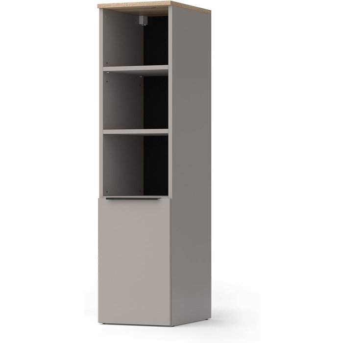 Vicco armario universal wido, gris, 30.2 x 120 cm con una puerta