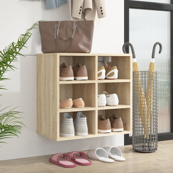 Zapatero roble sonoma 52,5x30x50 cm
