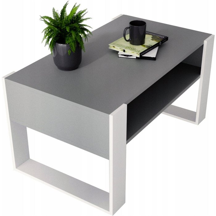 Table basse karo92 moderne et stable pour le salon en matériau en bois