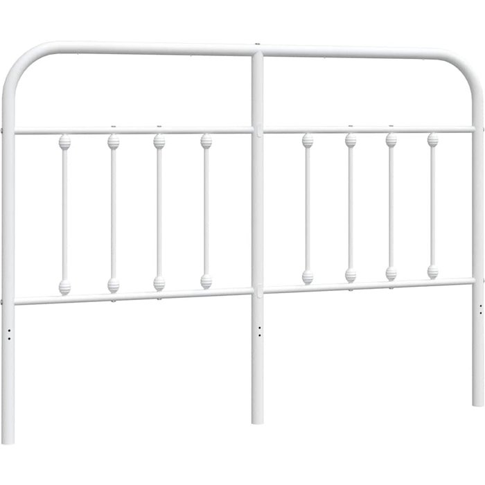 Cabecero cama - mueble cabecero de repuesto de metal blanco 150 cm