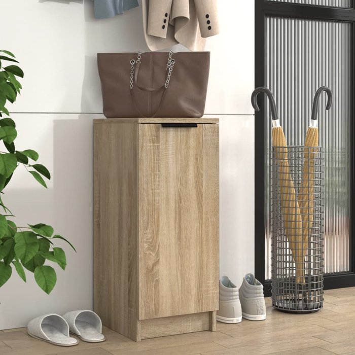 Zapatero roble sonoma 30x35x70 cm madera contrachapada