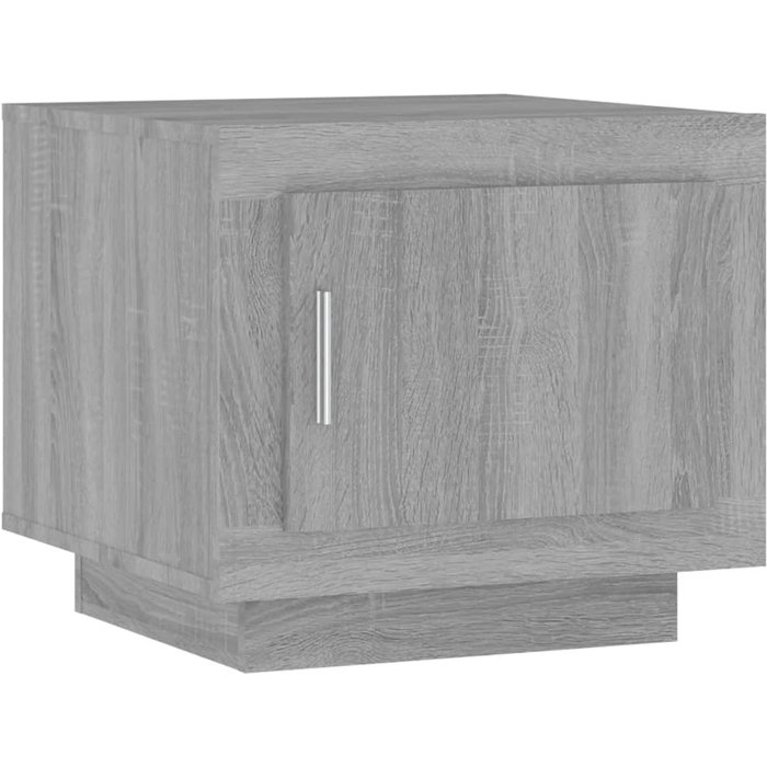 Mesa de centro madera de ingeniería gris sonoma 51x50x45 cm - comfortxl
