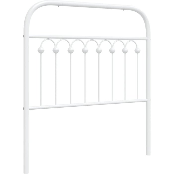 Cabecero de metal blanco 90 cm - comfortxl